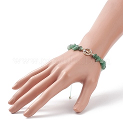 Set di braccialetti con perline intrecciate con pietre preziose naturali&nbsp;BJEW-JB08948