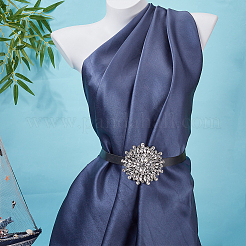 1 шт. украшения для обуви из цветочного стекла и страз&nbsp;AJEW-FG0005-01