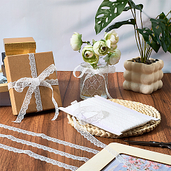 Отделочные ленты из полиэфирного кружева&nbsp;OCOR-WH20050-028A