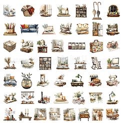 50 Stück Möbel-Haustieraufkleber&nbsp;STIC-T0001-02