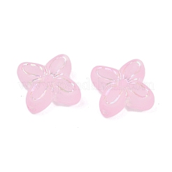 Матовые прозрачные акриловые бусины&nbsp;X1-OACR-P029-09B-01