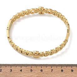 Bracciali rigidi con cerniera in acciaio inossidabile 304&nbsp;SA-CBAB92B-05G
