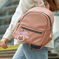 2 шт. 2-цветные брелки из полиэстера&nbsp;AJEW-LP0001-63