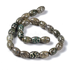 Stile tibetano perline dzi fili&nbsp;TDZI-E005-01C