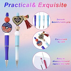 10шт шариковая ручка из АБС-пластика&nbsp;AJEW-FS0001-43B