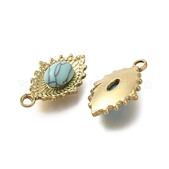 Синтетические бирюзовые подвески&nbsp;STAS-U027-09G-04