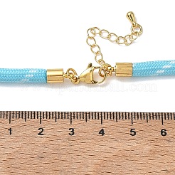 Collana con cordino rotondo avvolto con anima in poliestere&nbsp;KK-CBACFA2-03G-22