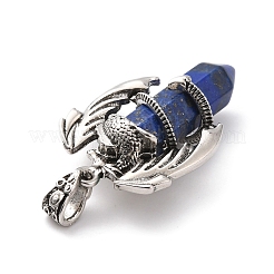 Natürliche Lapislazuli Anhänger hingewiesen&nbsp;G-B042-04P-52