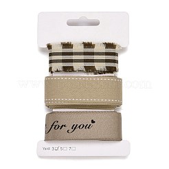 Ruban polyester 9 yards 3 styles&nbsp;SRIB-A014-H01