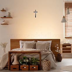 Большие подвески с эмалью из цинкового сплава&nbsp;PALLOY-WH0816-046P-B