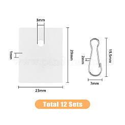 12 комплект полосовых пластин для идентификации минералов&nbsp;AJEW-FH0003-13