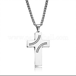 201 подвеска в виде креста из нержавеющей стали с эмалью&nbsp;FS-WG40B0E-02