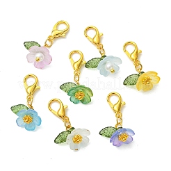 64 pz di decorazioni pendenti in acrilico trasparente&nbsp;HJEW-JM04825