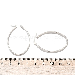 Серьги-кольца из нержавеющей стали 304&nbsp;EJEW-L232-003A-P