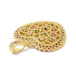 Латунные микро проложить кубический цирконий подвеска&nbsp;ZIRC-C021-17G