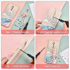 1 ensemble de chaînes gourmettes en résine et 3 chaînes à perles en plastique de 3 couleurs pour porte-clés DIY&nbsp;MOBA-GF0001-02
