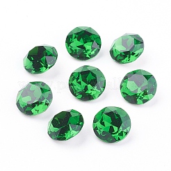 Dos et dos pointés cabochons en verre strass k9&nbsp;RGLA-J012-10mm-291