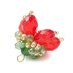 Прозрачные стеклянные подвески&nbsp;PALLOY-MZ00720-01