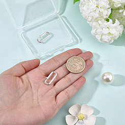 2 pièce de 925 fermoirs à ressort en argent sterling&nbsp;STER-WR0001-08