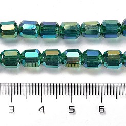 Стеклянные бусины с гальваническим покрытием &nbsp;EGLA-D030-19F