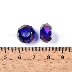Perle di vetro trasparente europei&nbsp;GPDL-N005-D14mm-A15