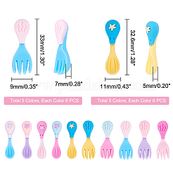 Кабошоны из смолы в стиле 60 шт.&nbsp;CRES-PH0003-36