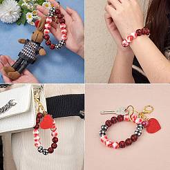 Набор для изготовления круглых силиконовых бусин wewaysmile 50 шт. 5 стиля 15 мм&nbsp;JX489A