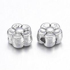 Сплавочные овальные бусины тибетского стиля  X-LF0071Y-NF