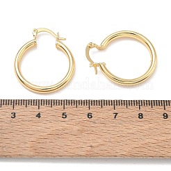 Boucles d'oreilles en laiton de cercle pour les femmes&nbsp;KK-CBA4112-03G