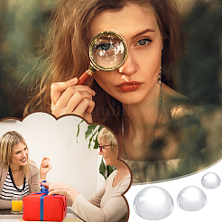 4 шт. 3 стиля полукруглых хрустальных украшений&nbsp;DJEW-NB0001-48