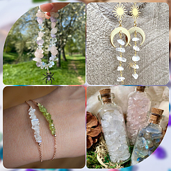 2 нити бусины из натурального кварцевого кристалла&nbsp;G-SC0002-49