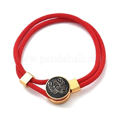 Bracciali multifilo in nylon con costellazione&nbsp;BJEW-U016-01B-02