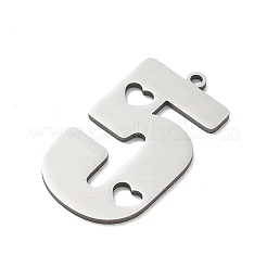 201 pendentifs en acier inoxydable&nbsp;SA-CBA3D3A-03P