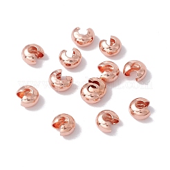 Ottone crimpare perline coperture&nbsp;KK-P219-05D-RG
