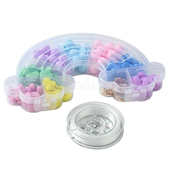 DIY круглые и сердечные акриловые бусины&nbsp;DIY-FS0006-28