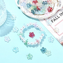 180 шт. 9-х цветные прозрачные стеклянные бусины&nbsp;DGLA-YW0001-69