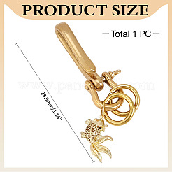 Застежки-гвоздики с крючком из латуни&nbsp;KEYC-ME00011