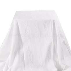 Tessuto di cotone ricamato floreale&nbsp;DIY-WH0786-55