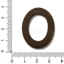 Pendenti in resina opaca floccata&nbsp;RESI-K033-08C