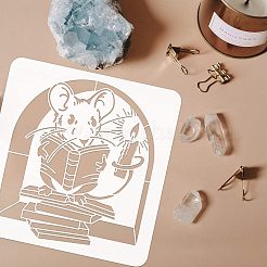 Большие пластиковые многоразовые шаблоны трафаретов для рисования&nbsp;DIY-WH0172-646