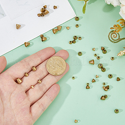 50 шт. 5 латунных наконечника для шнура&nbsp;KK-FH0008-21