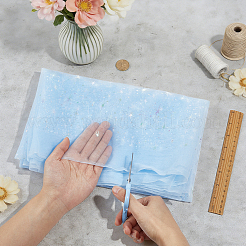 Tessuto di nylon con motivo a stelle&nbsp;DIY-PH0038-37C