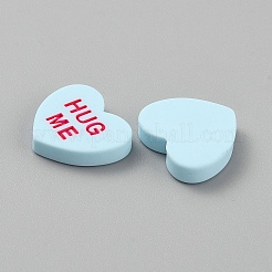 Cabochons di opaco resina&nbsp;RESI-WH0038-46E