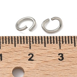 Anneaux ouverts ovales en acier inoxydable 304 résistants au ternissement&nbsp;STAS-R067-01