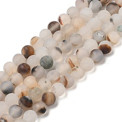 Нити из натурального дендритного агата&nbsp;G-A248-A04-02