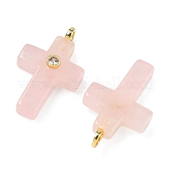Pendentifs de quartz rose naturel&nbsp;X-G-B180-01G-01