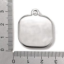 Anhänger aus Edelstahl 304 und natürlicher Paua-Muschel&nbsp;SH-CBA7184-01B-P