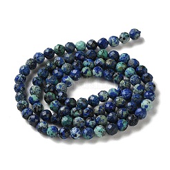 Natürliche Chrysokolla und Lapislazuli Perlen&nbsp;G-Z150-A04-4mm