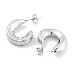 Boucles d'oreilles créoles en acier inoxydable 304 résistant au ternissement pour femmes&nbsp;EJEW-C096-14P