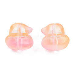 Perle di vetro verniciate a spruzzo trasparente&nbsp;GLAA-N035-023-G04